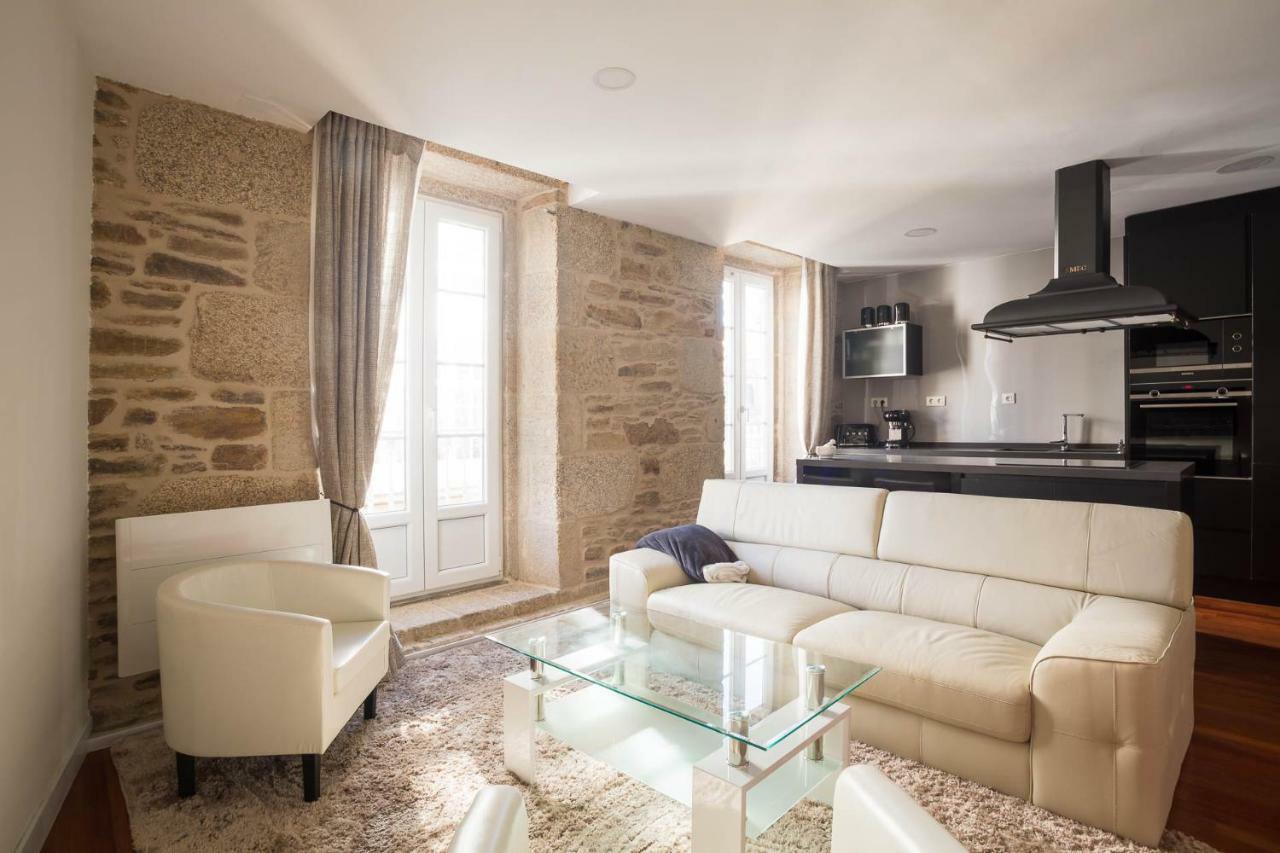 סנטיאגו דה קומפוסטלה Luxury Apartment-Free Parking מראה חיצוני תמונה